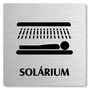 Solárium, 80x80mm, stříbrná, Nevada